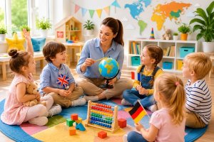 Трёхъязычный детский сад для детей 2–6 лет на Рублёвском шоссе: развитие интеллекта через языки