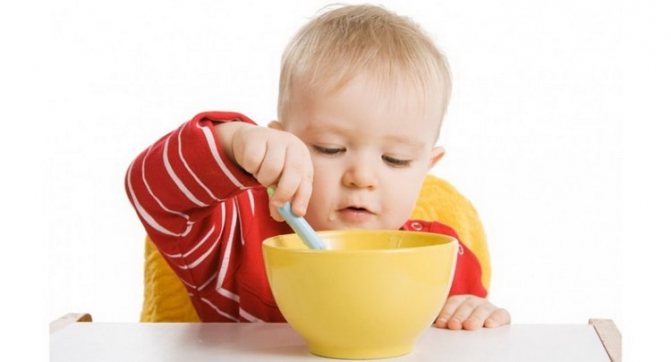 Каким должен быть рацион питания ребенка в 1 год