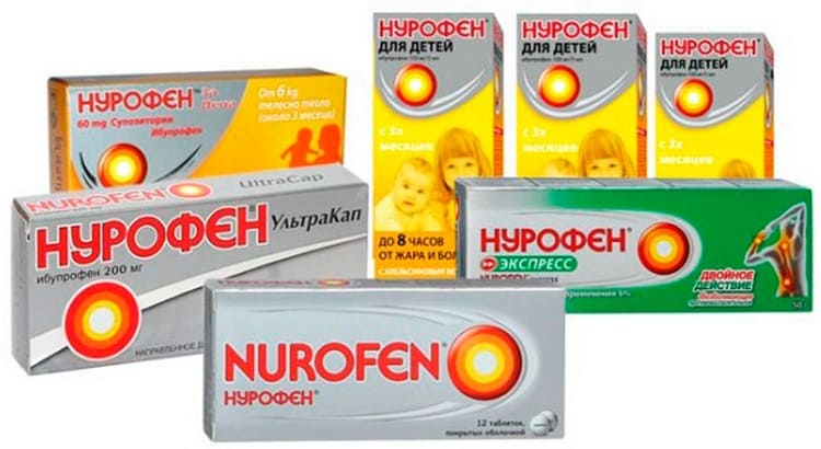 Одни из наиболее популярных препаратов на основе ибупрофена это Нурофен.