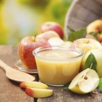 Stocking up on applesauce for the winter for babies